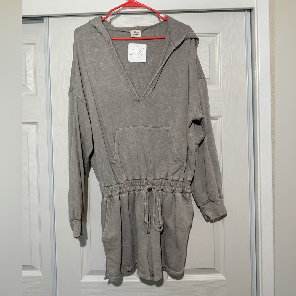 Hooded romper